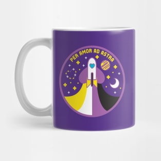 Space Pride - Nonbinary Flag Mug